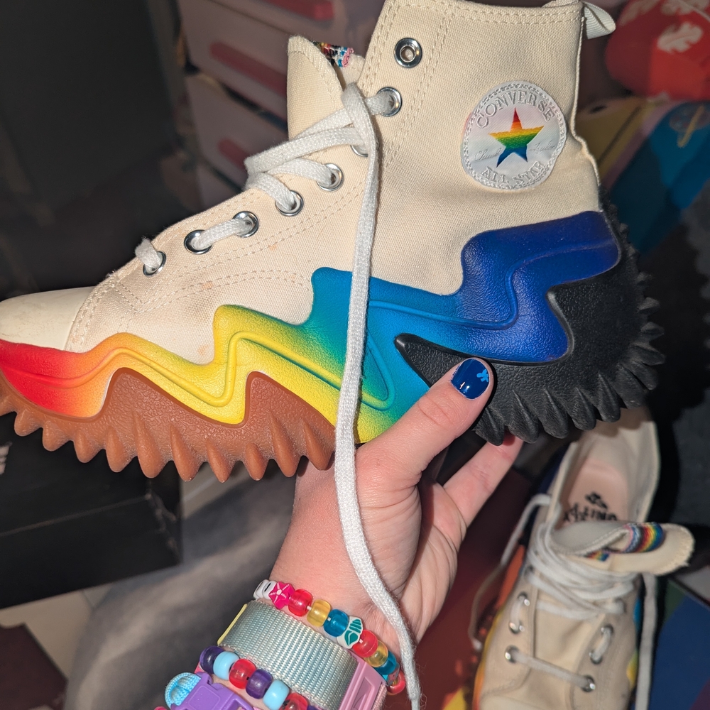 Converse Rainbow High-Top Sneakers